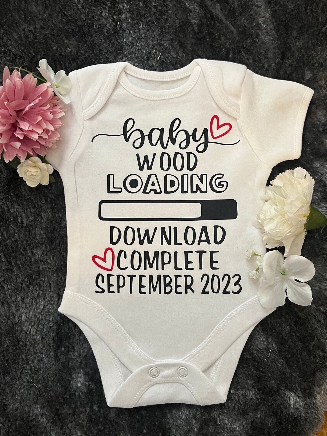 Personalised Pregnancy Announcement Vest / Baby Grow.baby Etsy