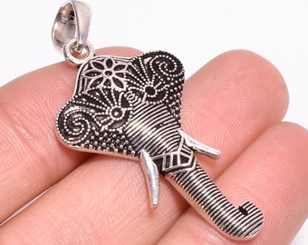 Beebeecraft: 5 Ciondoli Elefante Portafortuna In Argento Sterling – Perfetti Per Creare Gioielli Fai-da-te - 4