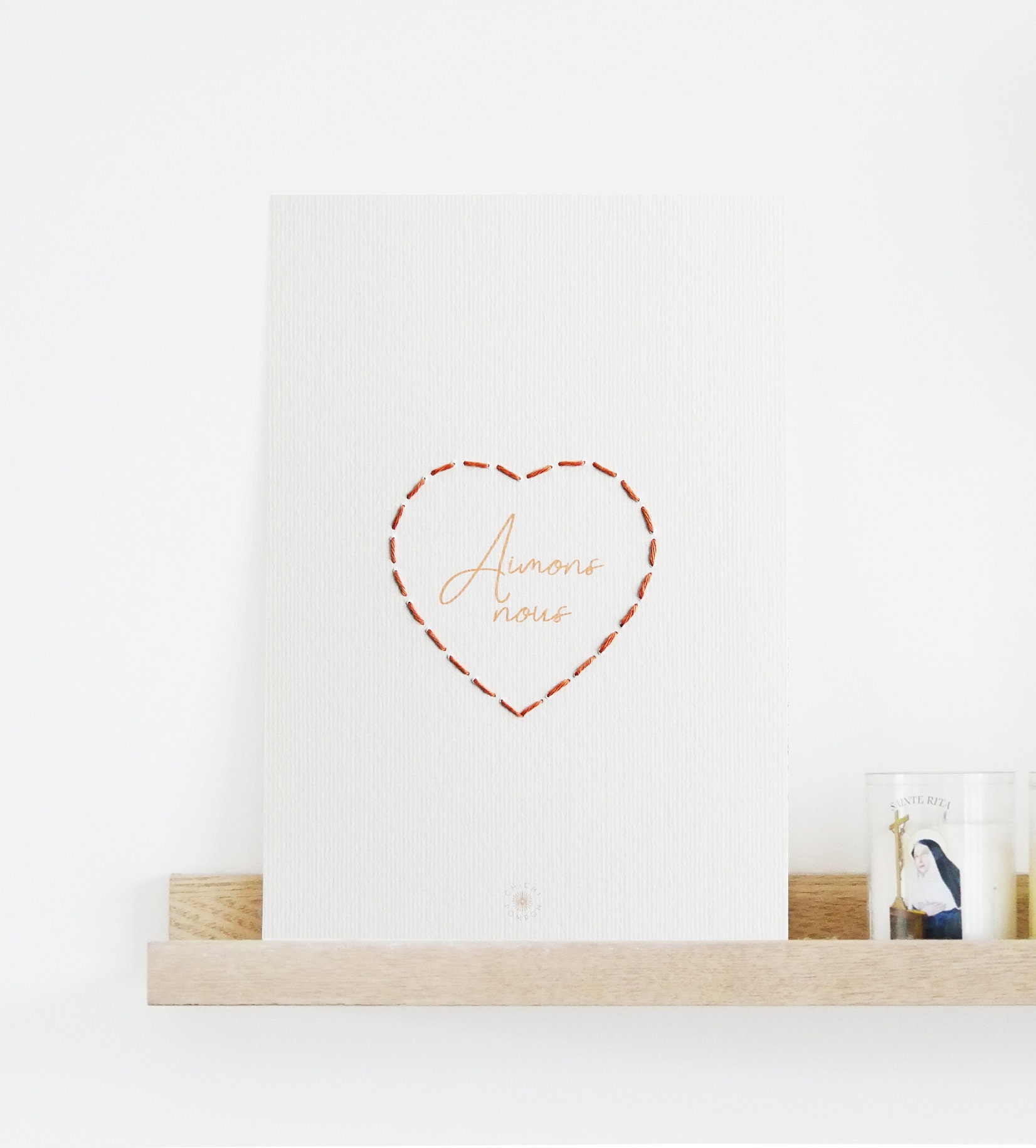 Carte Précieuse Aimons Nous