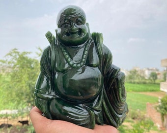 カナダ産翡翠タイ仏像彫刻 - 3サイズあり、翡翠彫刻、翡翠仏像 - Etsy 日本