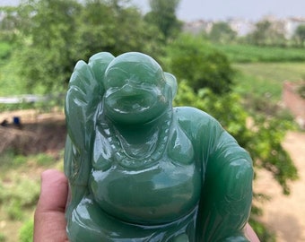カナダ産翡翠タイ仏像彫刻 - 3サイズあり、翡翠彫刻、翡翠仏像 - Etsy 日本