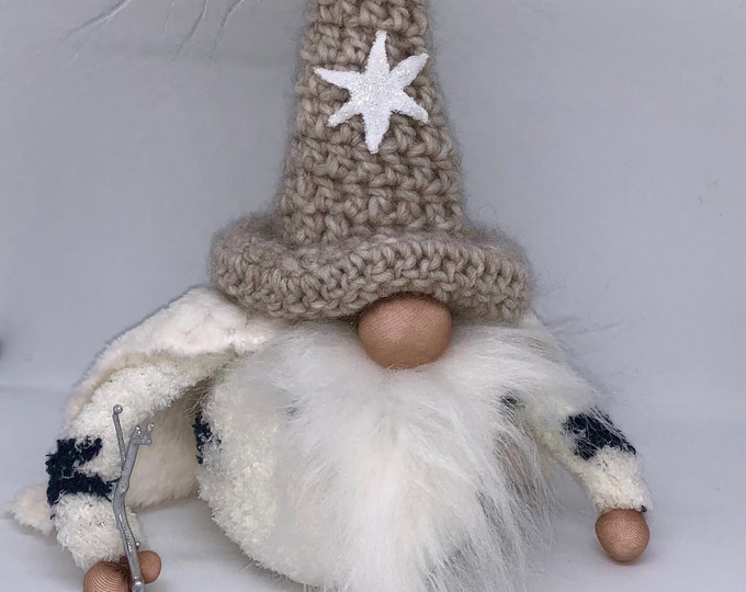 SALE Sock Gnome Christmas gnome ornament. Christmas Decoration or enjoy the cuteness and magic all year.