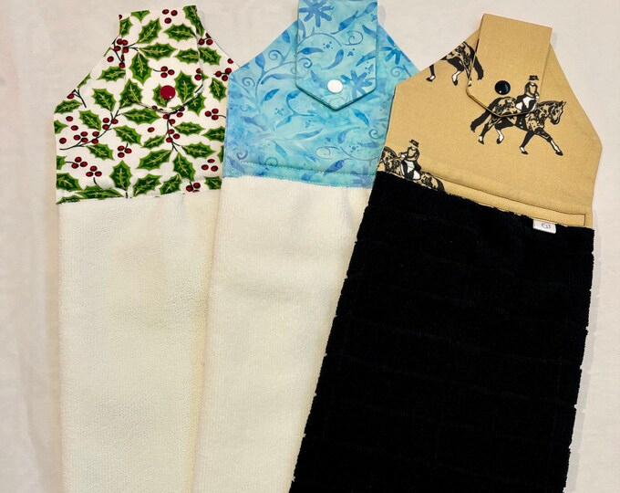 Selling out! Hanging loop kitchen, laundry, bathroom, caravan hand towel.