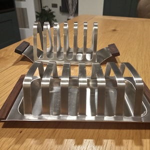 Vintage Stainless Steel Toast Rack Tray. Mid century. Sold Separately.