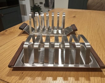Vintage Stainless Steel Toast Rack Tray. Mid century. Sold Separately.