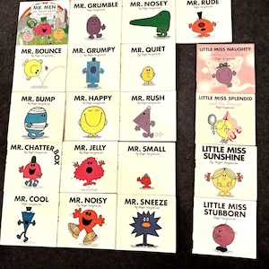 Vintage Mr Men and Little Miss Books by Roger Hargreaves - Etsy