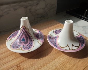 Vintage Highland Fine Bone China Vase. Celtic Heart, Made in Scotland. Sold Separately.