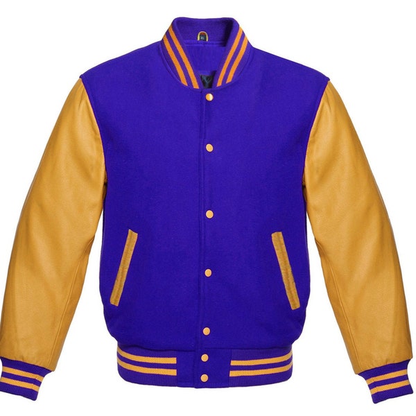 Royal Blue Letterman Jacket Etsy