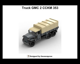 Digital instruction PDF - MOC WW2 Truck GMC 2 cckw 353