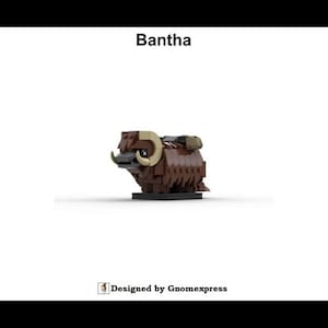 Digital instruction PDF - MOC Bantha - Brickheadz