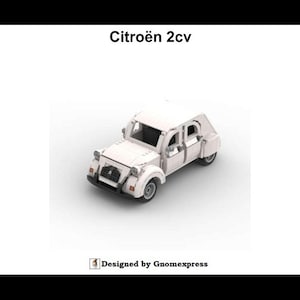 Digital instruction PDF - MOC Car Citroën 2cv