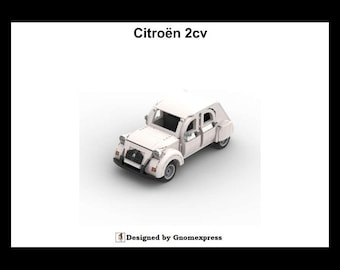 Digital instruction PDF - MOC Car Citroën 2cv