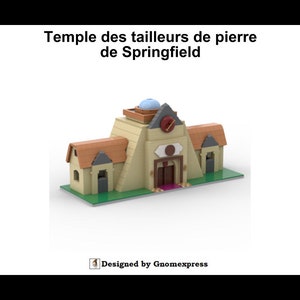 Digital instruction PDF - MOC Stonecutter temple of Springfield