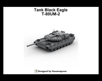 Digital instruction PDF - MOC WAR Tank Black Eagle T-80UM-2