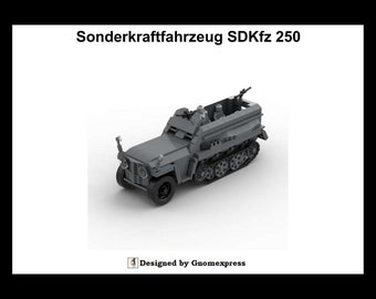 Digital instruction PDF - MOC WW2 Sonderkraftfahrzeug SDKfz 250