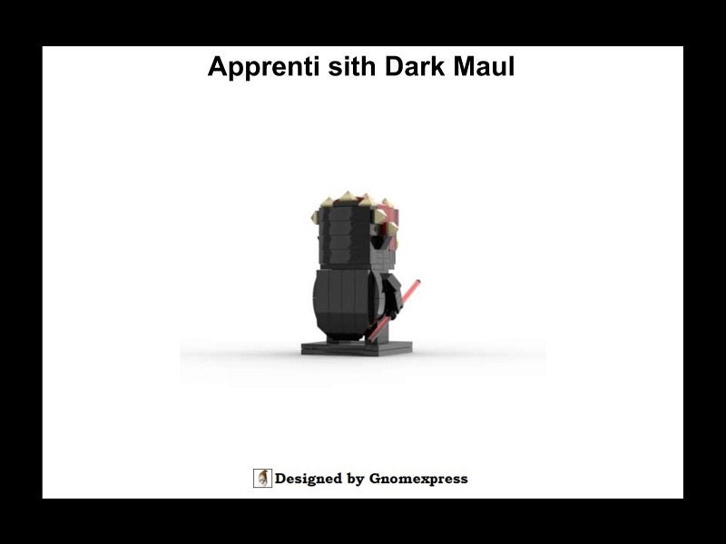 Darth hotsell maul brickheadz