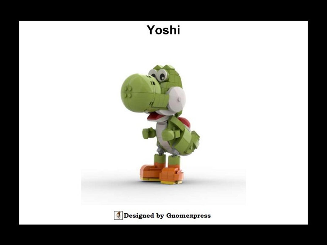 Digital Instruction PDF - MOC Yoshi - Etsy Australia