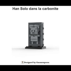 Digital instruction PDF - MOC Han Solo in carbonite - Brickheadz