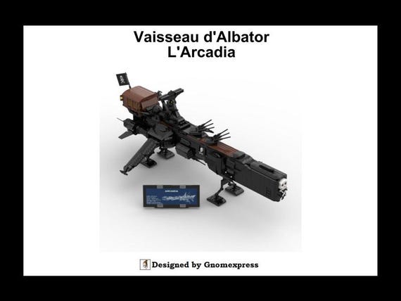 Digital instruction PDF - MOC Albator Arcadia