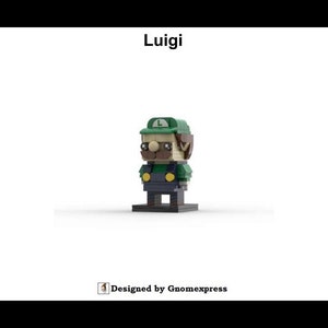 Digital instruction PDF - MOC Luigi - Brickheadz