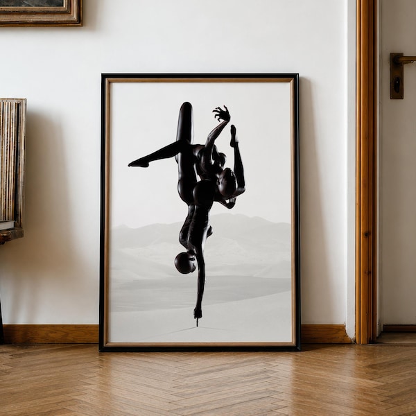 Black Goddess Art Print: African Home Decor, Afrocentric Wall Art