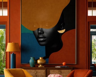 black art | african american wall art | african wall art | african art | black art canvas wall art