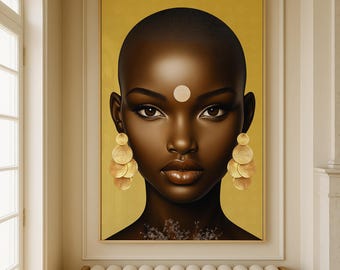 black art | african american wall art | african wall art | african art | black art canvas wall art