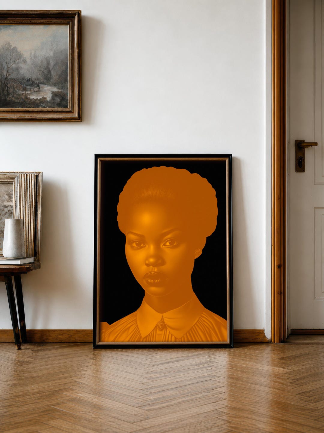 Black Woman Art Print | African American Wall Art | African Wall Art ...