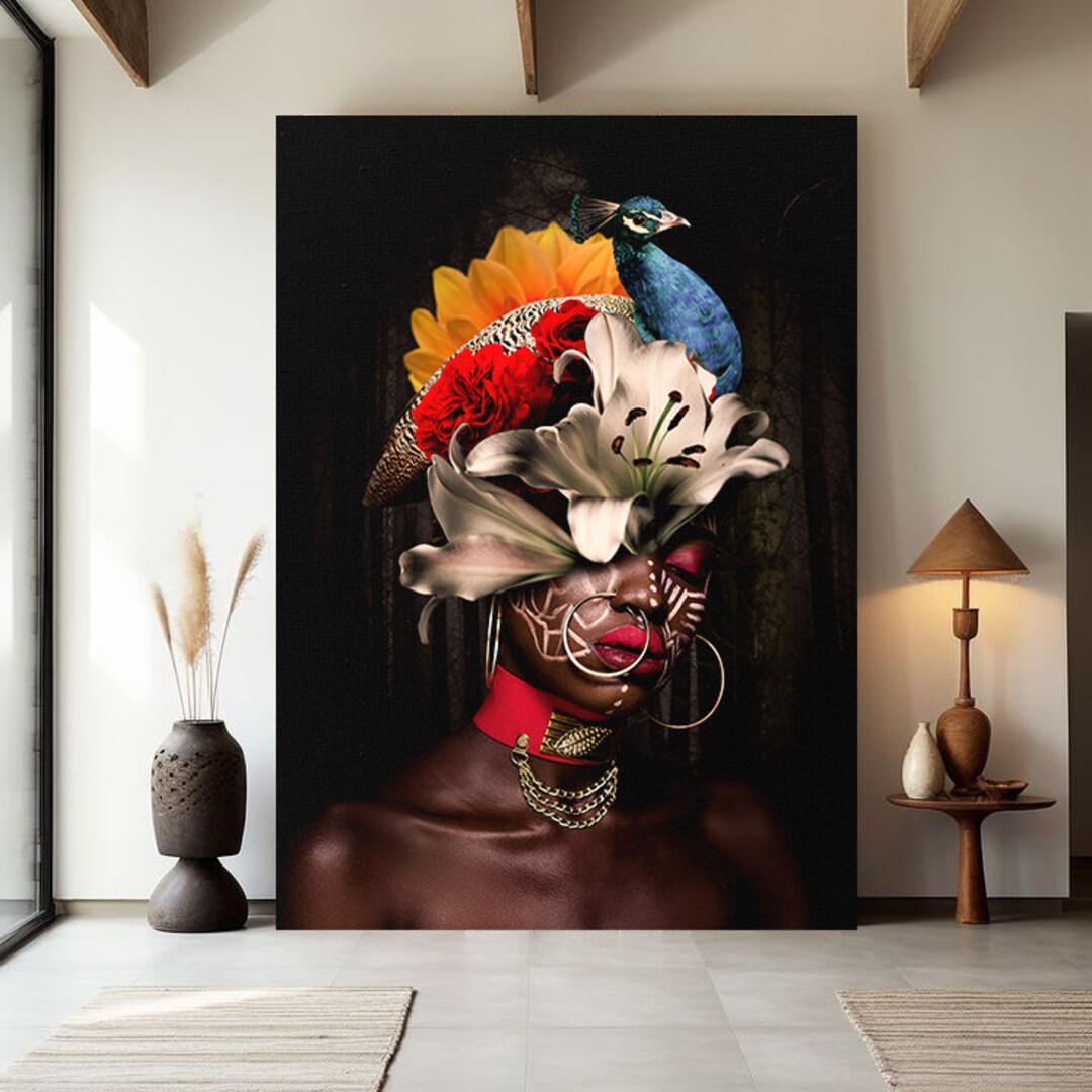 African Wall Art : Extra Large Wall Art for Your Living Room - Etsy