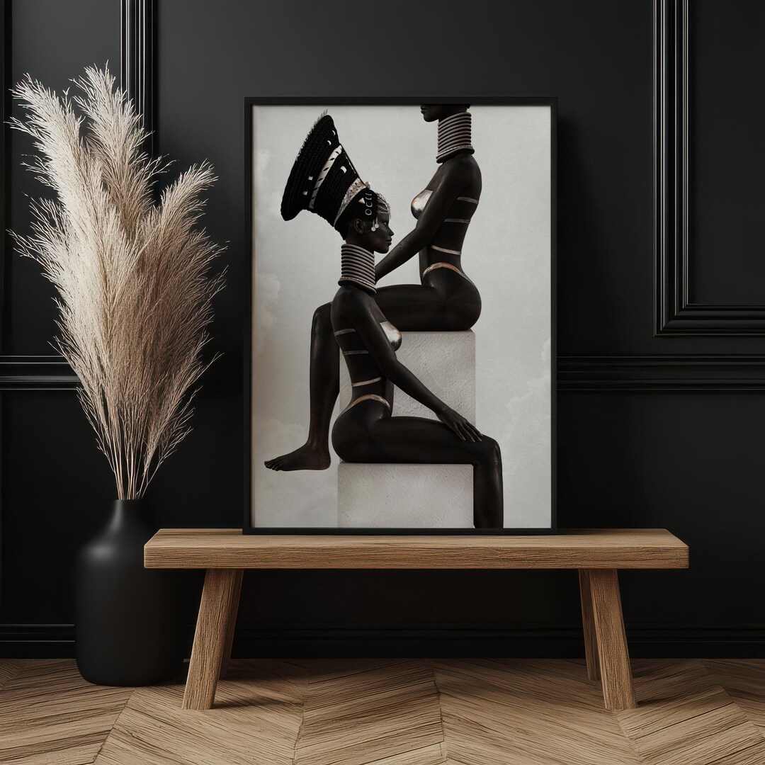 Inner Peace, African Wall Art Prints, Black Girl Magic, Living Room ...