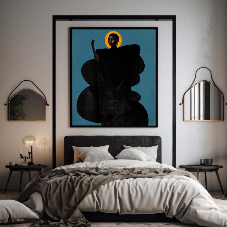 Black Woman Art: African American Art Work for Your Living Room. - Etsy