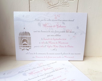 Cage à Oiseaux Mariage Etsy