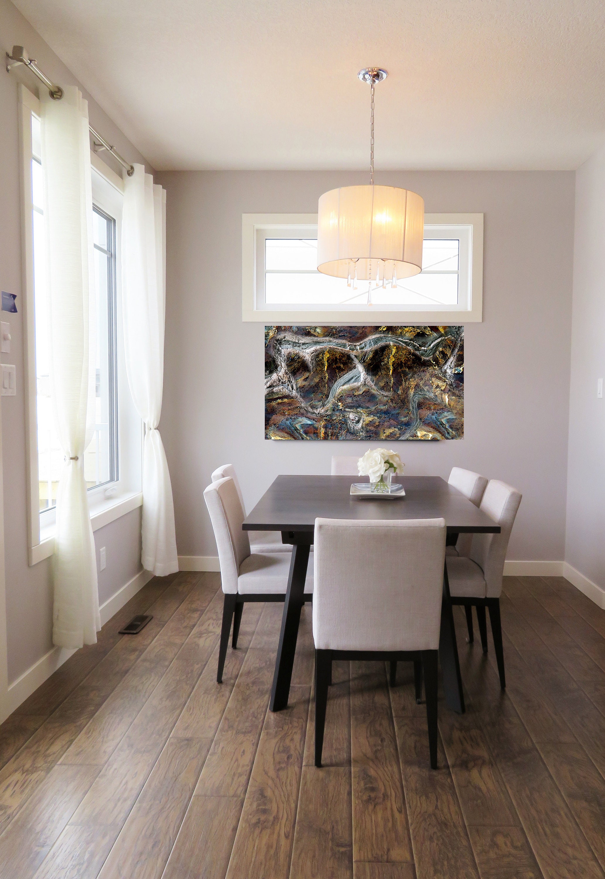 Pintura de roca. Fotocollage de bellas artes. Impresión | Etsy