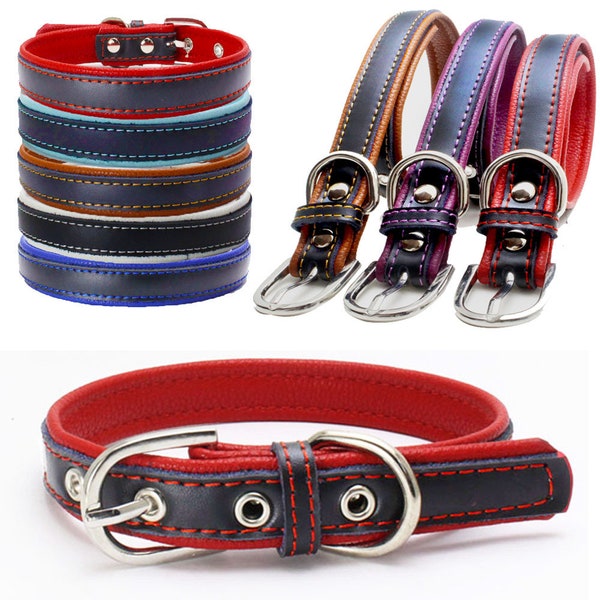 Leather Dog Collars Etsy UK
