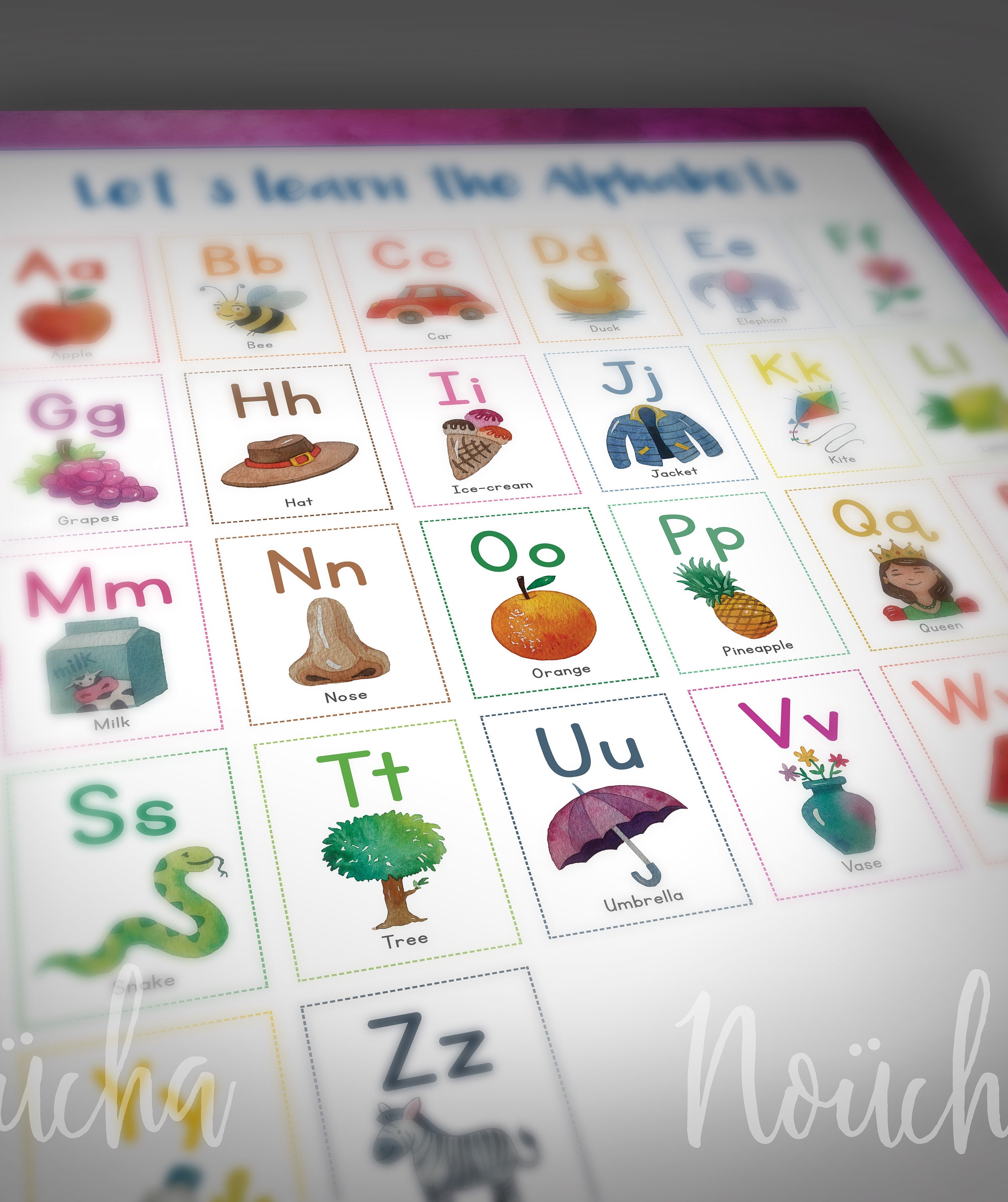 Alphabet Poster Printable Pdf