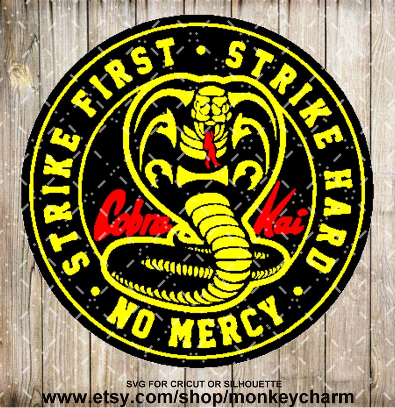 Cobra Kai Dojo Logo Cut File SVG AND PNG Files. - Etsy