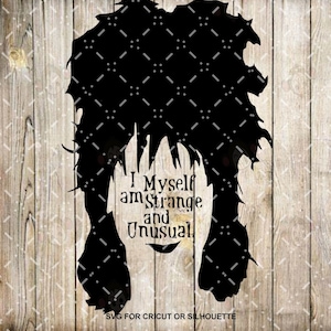 I myself am strange and unusual SVG AND PNG files.