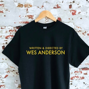 WesAnderton T-shirt: Custom Movie Dirigator T-shirt, Baumwolle Unisex & Damen T-Shirts