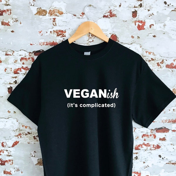 Veganish funny slogan T-shirt, unisex, multiple sizes & colours, stop the war, mens and womens top, vegan, friends to animals, animal lover