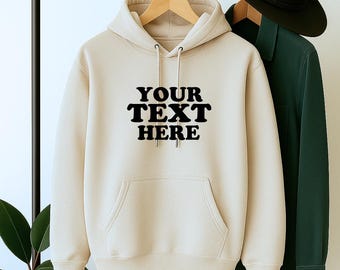 Custom Text hoodie: Design Your Own top, Unisex & kids clothing