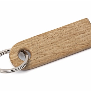 Schlüsselanhänger SNORRE aus Holz - ohne Gravur –in hochwertiger Geschenkbox -personalisierbar
