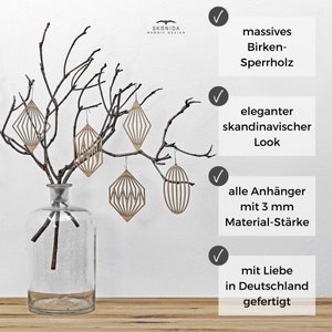 edle weihnachtsdeko zum aufhaengen haengedeko holz holzanhaenger christbaum nostalgisch retro boho vintage shabby nordic design edel weihnachtsbaumanhaenger holzanhaenger braun natur deko skandinavisch