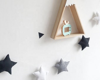 Garland Nursery / Stars Nursery Decor/ Hanging Garland / Stars Bunting Decor/  Bunting kids Nursery / Baby Shower Gift