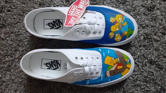 custom vans simpsons
