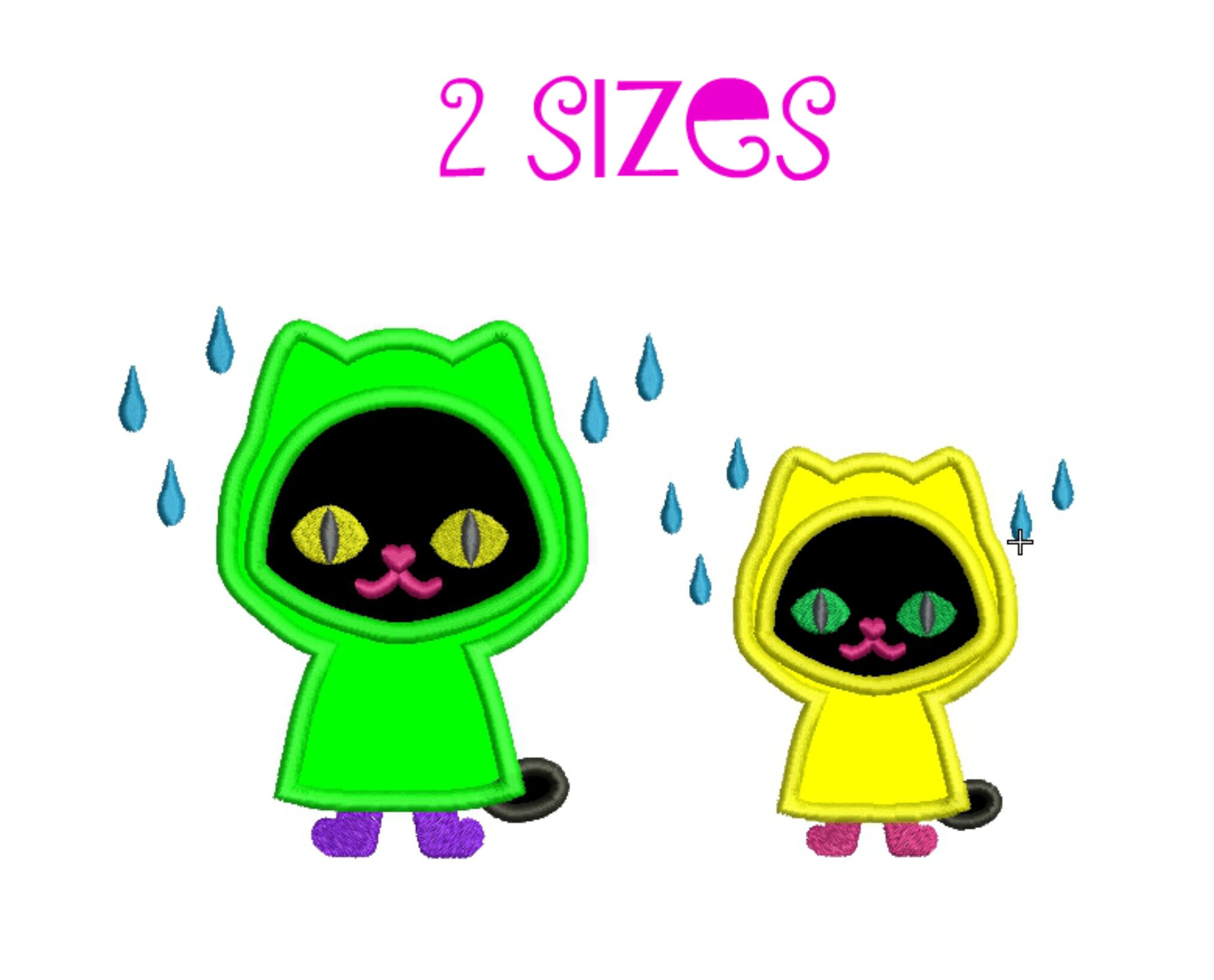 Appliqu cute kitten embroidery designs cat machine embroidery  etsy