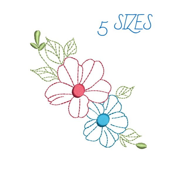 Flower embroidery designs. Flower machine embroidery design. Cute Flowers embroidery design spring flower embroidery designs summer pattern