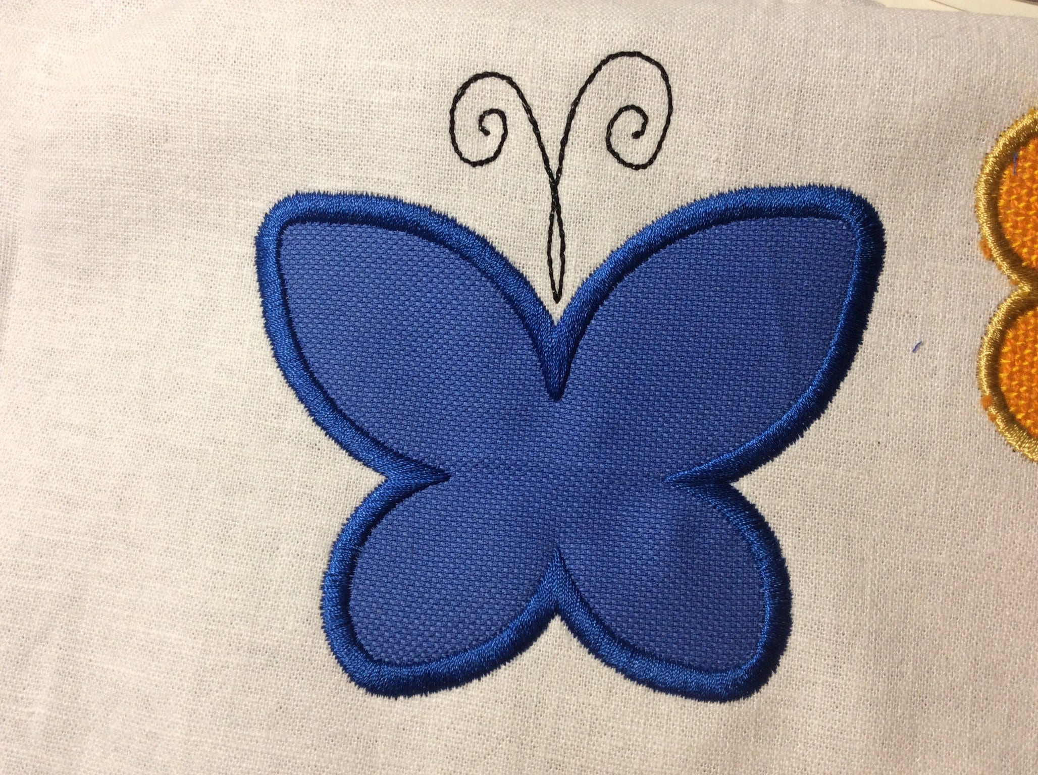 Butterfly Appliqué Butterfly Embroidery Design Butterfly Etsy