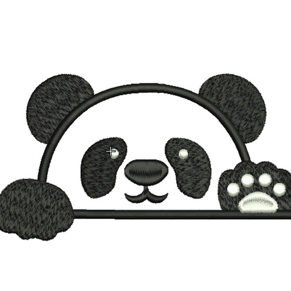 Panda applique design Panda applique broderie dessins ours applique design panda applique motif d’application