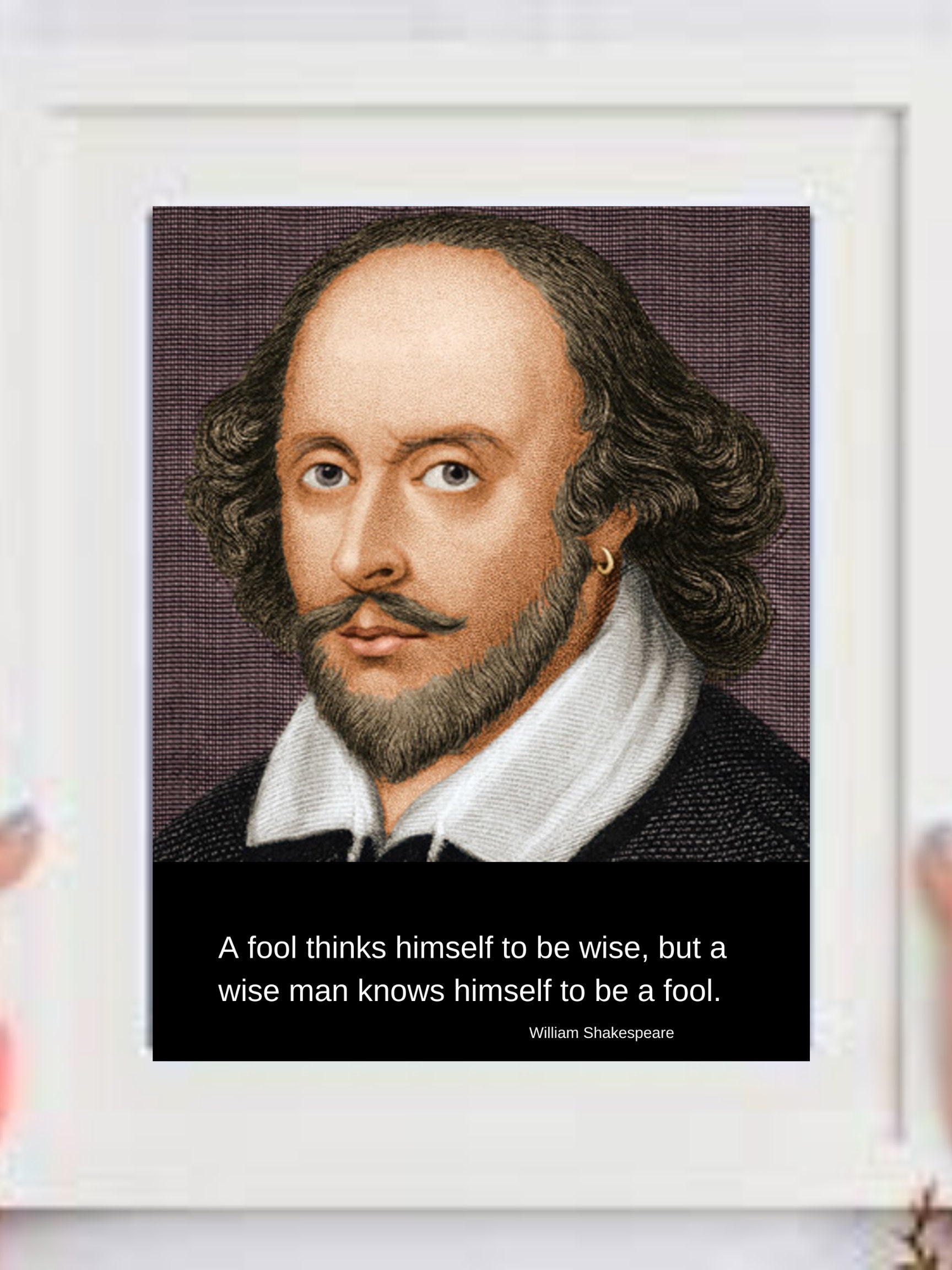 Shakespeare Quote Printable Poster Thoughtful Quote Digital | Etsy