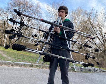 Prop stand, fire show, circus show